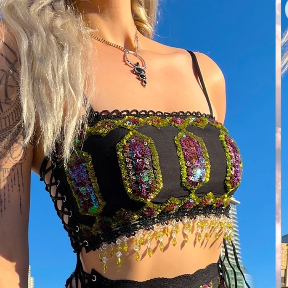 Brand new Discolemonade Swamp goddess top size M✨🖤 - Picture 8 of 10